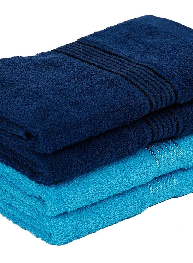 KOPA by Bianca 400 GSM 100% Cotton Soft Terry Towel l 4pc Hand Towel l Gym Towel for Men Workout l Hand Towel for Wash Basin l D`Ross l Arctic Blue-Venice Blue - Image 4