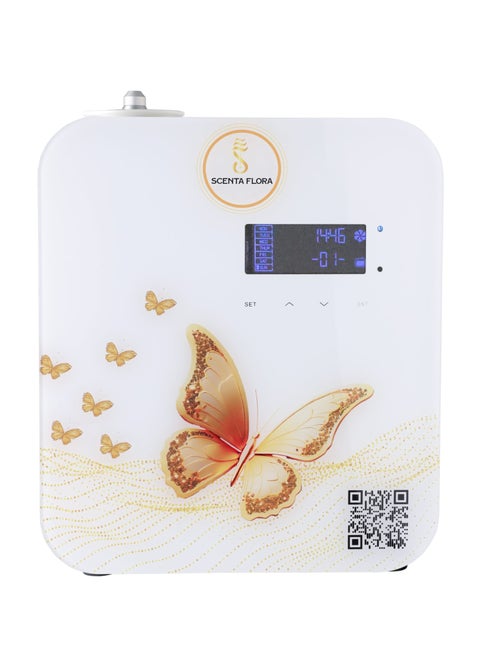 SCENTIQUE MINI - Scent Diffuser - Aromatherapy Device, Elegant Design, Mobile App Controlled (White)