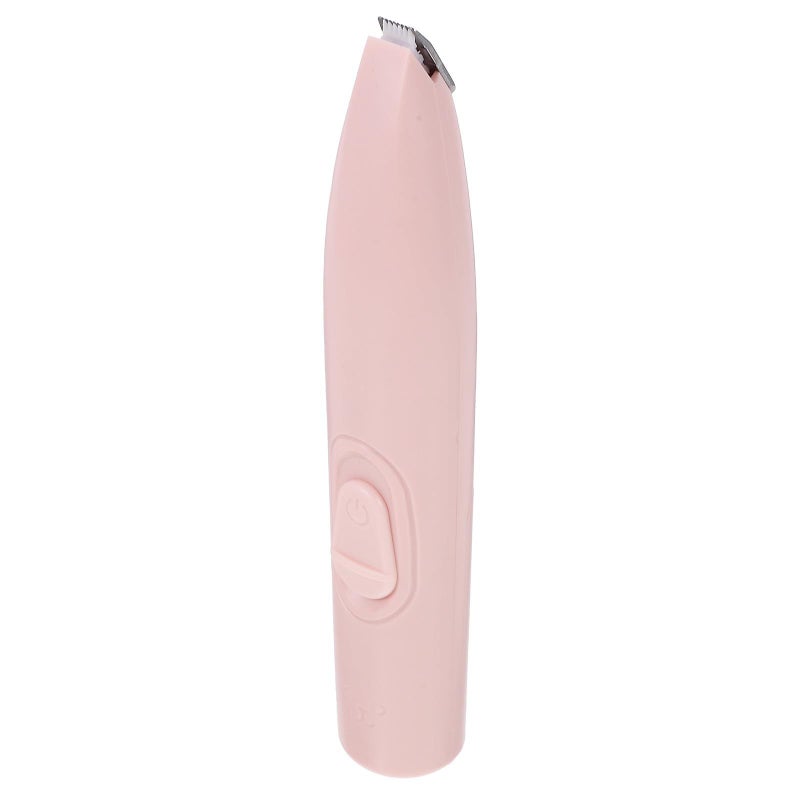 Dog Paw Trimmer Electric Pet Clippers Low Noise Grooming Tool for Dogs Cats Cordless Peach Pink - Image 1