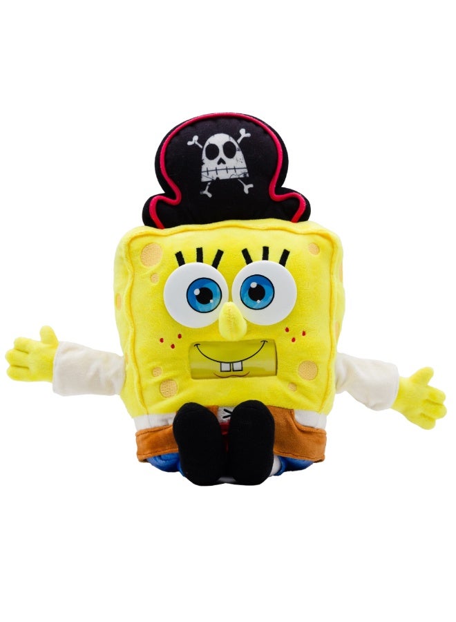 Sponge Bob لعبة دمى تفاعلية سبونج بوب من فيلم سبونج بوب: البحث عن السروال المربع - جودي جوبير | اسحب الأذرع لتفعيل الفم والعينين الدوّارين | لعبة ناعمة | هدية مثالية للأطفال وجامعي التحف - Image 4