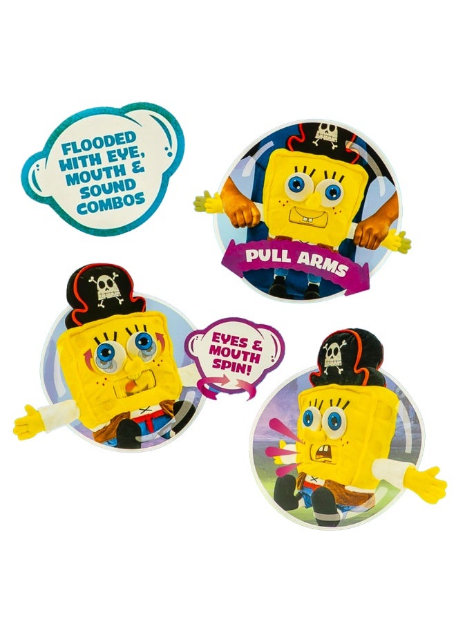 Sponge Bob لعبة دمى تفاعلية سبونج بوب من فيلم سبونج بوب: البحث عن السروال المربع - جودي جوبير | اسحب الأذرع لتفعيل الفم والعينين الدوّارين | لعبة ناعمة | هدية مثالية للأطفال وجامعي التحف - Image 3