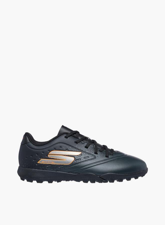SKECHERS أحذية كرة القدم للشباب الصغار من نوع Tf مع أربطة - 252061L-Bkor-Cp - Image 3
