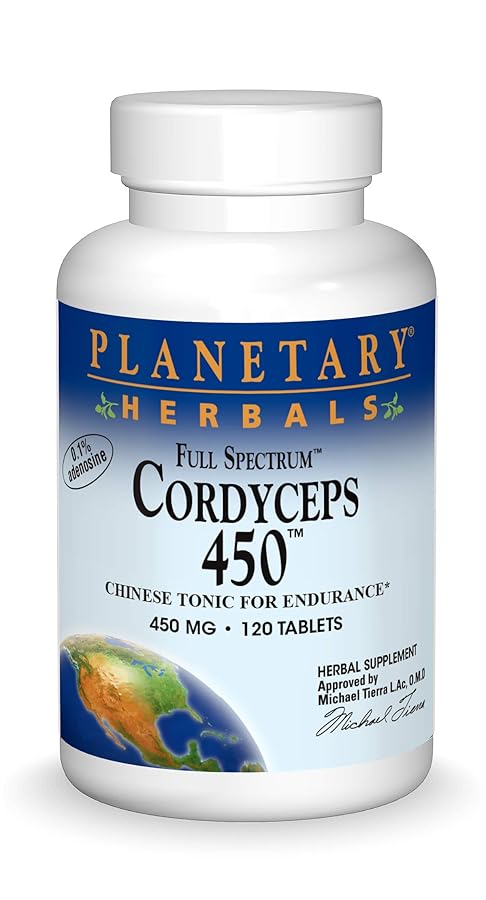 Planetary HerbalsCordyceps 450 Full Spectrum Chinese Tonic for Endurance