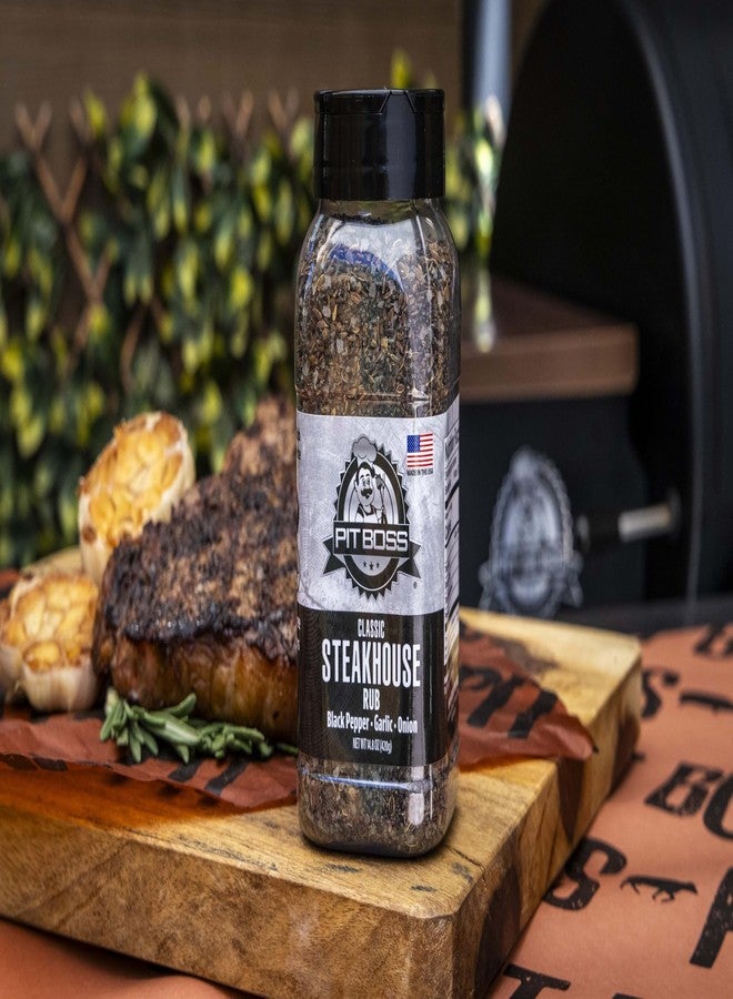 Pit Boss Classic Steakhouse Rub | Black Pepper Garlic Onion Blend | Grill Spices for Beef, Chicken, and Fish | Gluten Free, Preservative Free, No MSG, No Artificial Flavors - Image 3