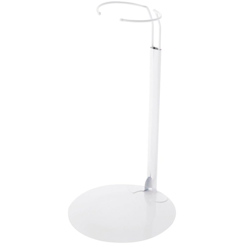 Plymor DSP90W White Adjustable Doll Stand fits 15 16 17 18 19 20 and 21 inch Dolls Waist is 3  4 Wide 8  11 Around Pack of 6