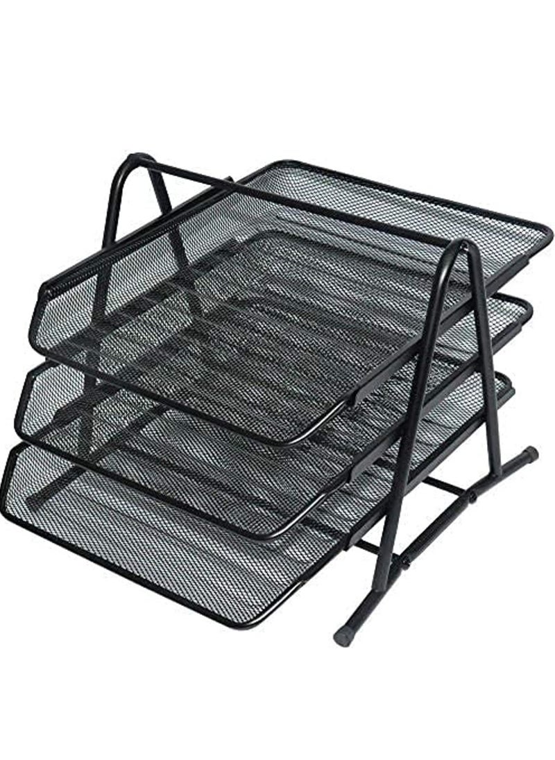 ELTRAZONE 3 Layer Metal Paper Tray (Black3 Layer Metal Paper Tray (Black) - Image 3