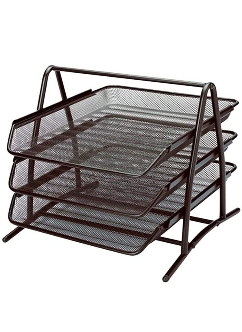 ELTRAZONE 3 Layer Metal Paper Tray (Black3 Layer Metal Paper Tray (Black) - Image 2