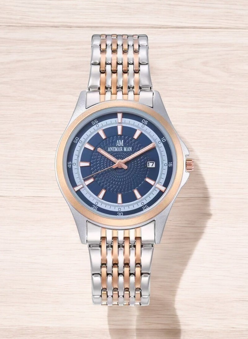 انيمار مان ساعة يد رجالية أصلية من أستيل ضد الماء وبجودة عالية من انيمر مان