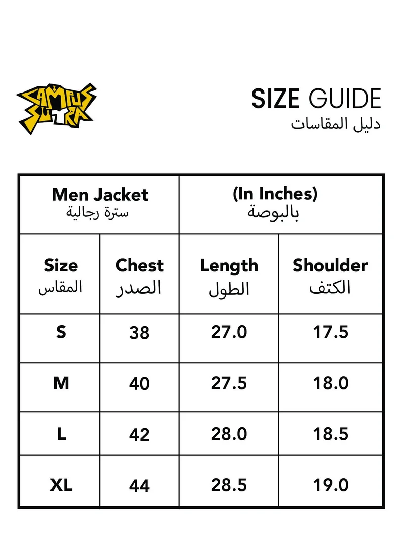 Campus Sutra Men's Moon Grey Self-Design Rhombus Puffer Jacket