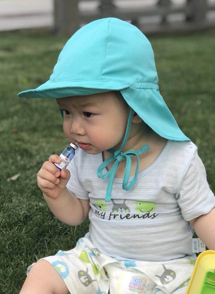 Kids UV Protection Sun Hat Toddler Summer Beach Wide Brim Hat - Image 1