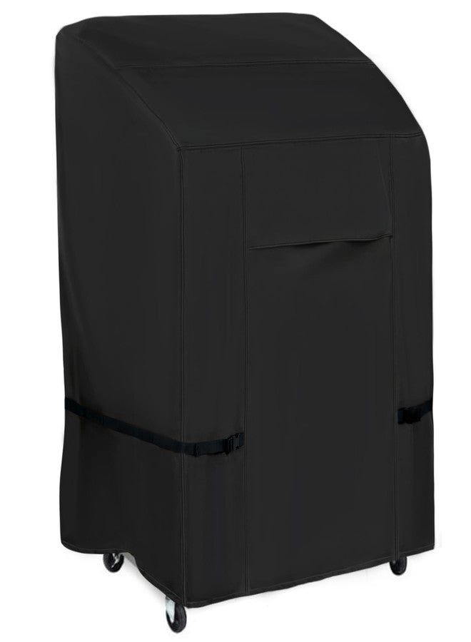 NettyPro BBQ Grill Cover Heavy Duty Waterproof 32 Inch, Fadeproof & UV Resistant, Barbecue Cover for Small Weber, Char-Broil, Brinkmann, Jenn Air, Nexgrill Grills 2 Burner, Black - Image 1