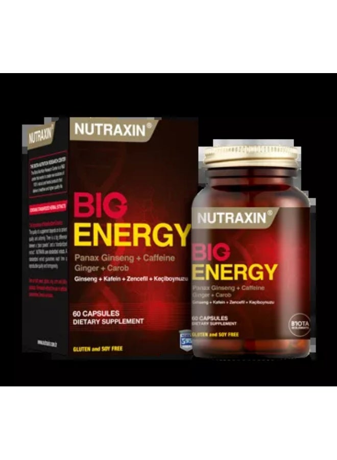 NUTRAXIN Big Energy 60 Capsules