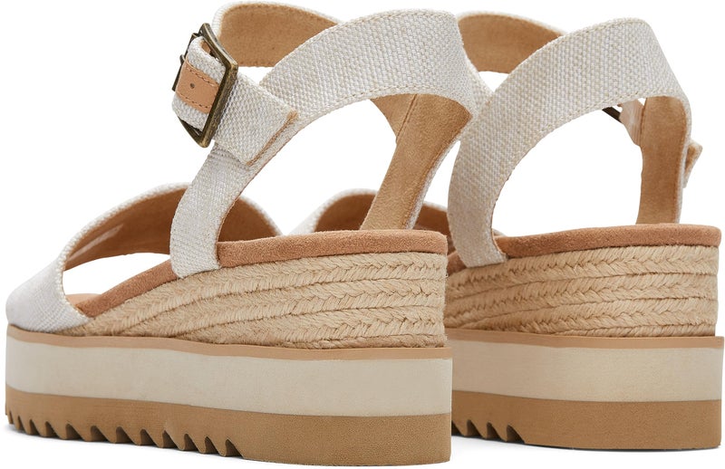 TOMS Women's, Diana Sandal Natural 8 M - Image 5
