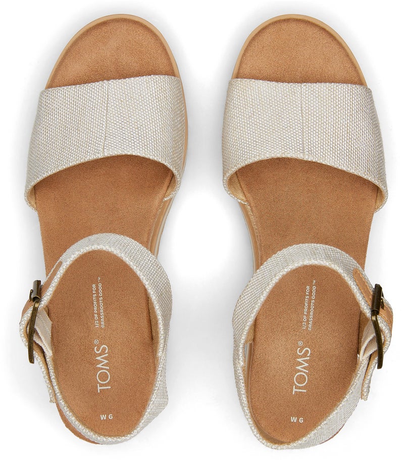 TOMS Women's, Diana Sandal Natural 8 M - Image 2