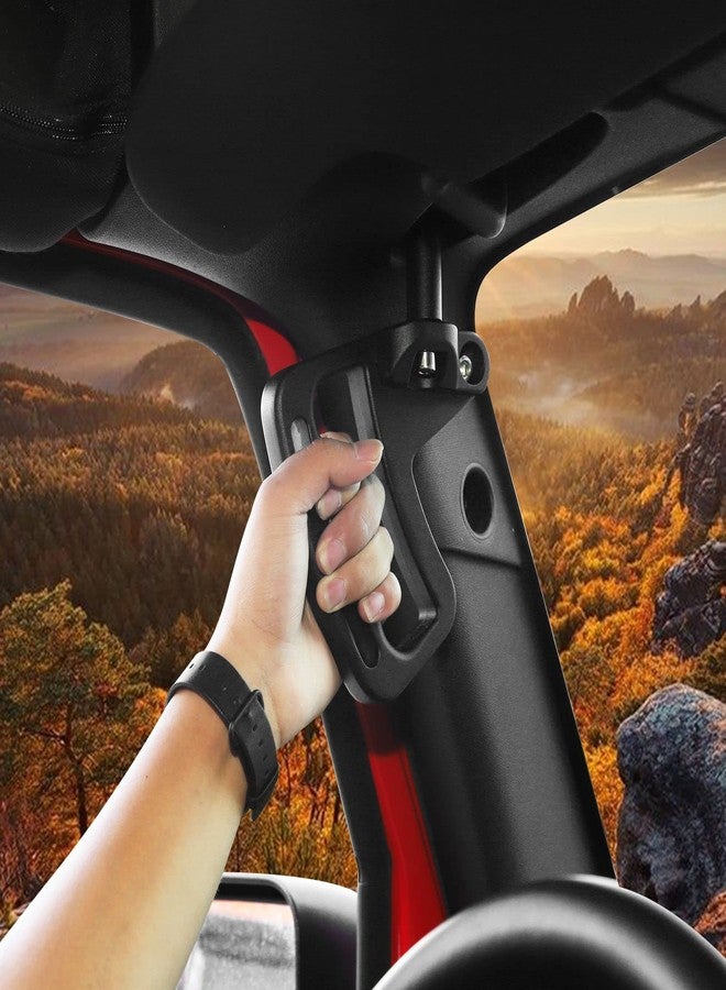 JeCar مقابض ألومنيوم أمامية لجيب رانجلر JK JKU سبورتس ساهارا فريدوم روبكون X و Unlimited X 2 باب 4 باب 2007-2018 - Image 4