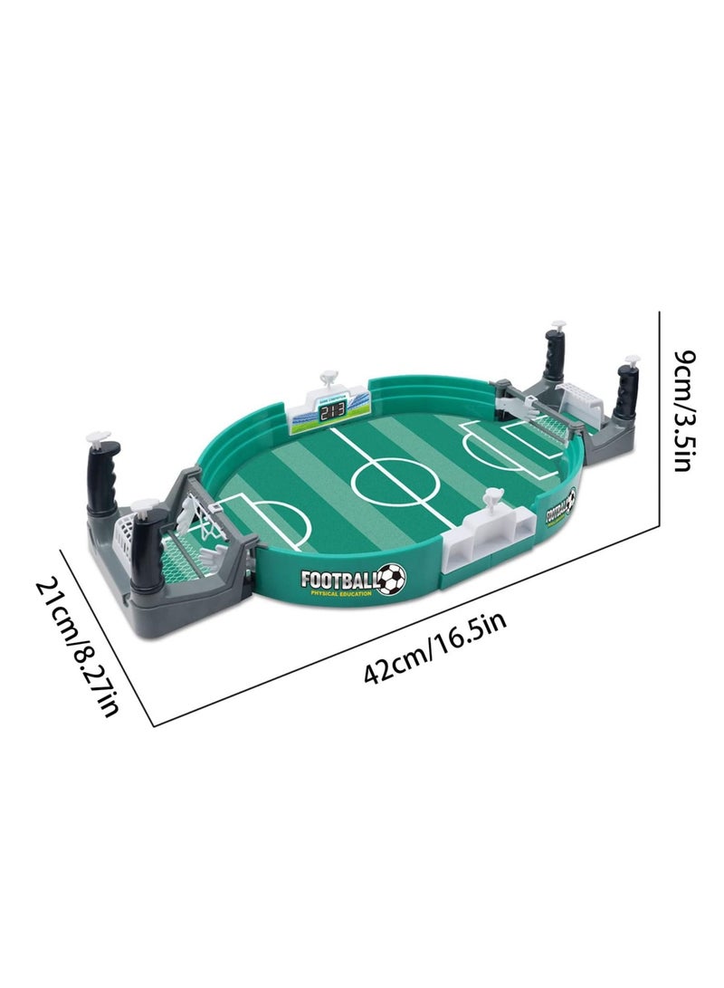 MIXDE Mini Foosball Games Football Table Interactive Game, Tabletop Football Soccer Pinball for Indoor Game Room Table Top Foosball Desktop Sport Board Game for Adults Kids Family Game Night Fun - Image 4