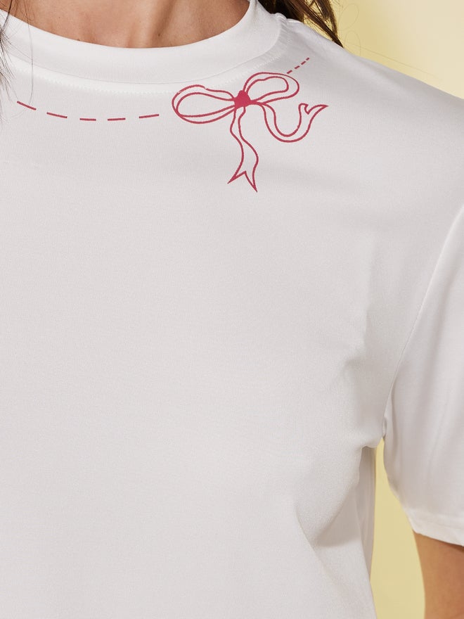 Styli Styli Graphic Print Short Sleeve T-Shirt  - Image 4