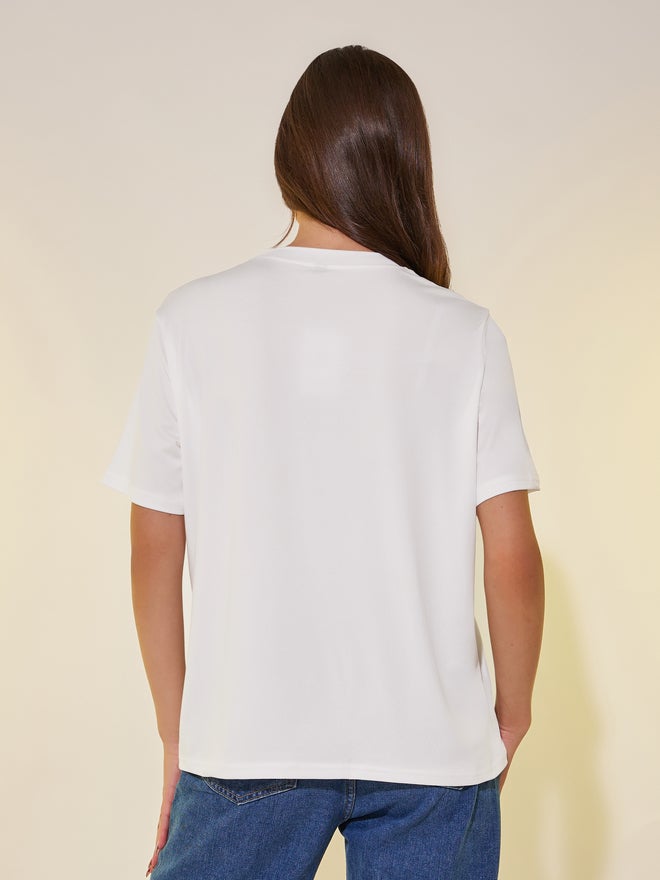 Styli Styli Graphic Print Short Sleeve T-Shirt  - Image 5