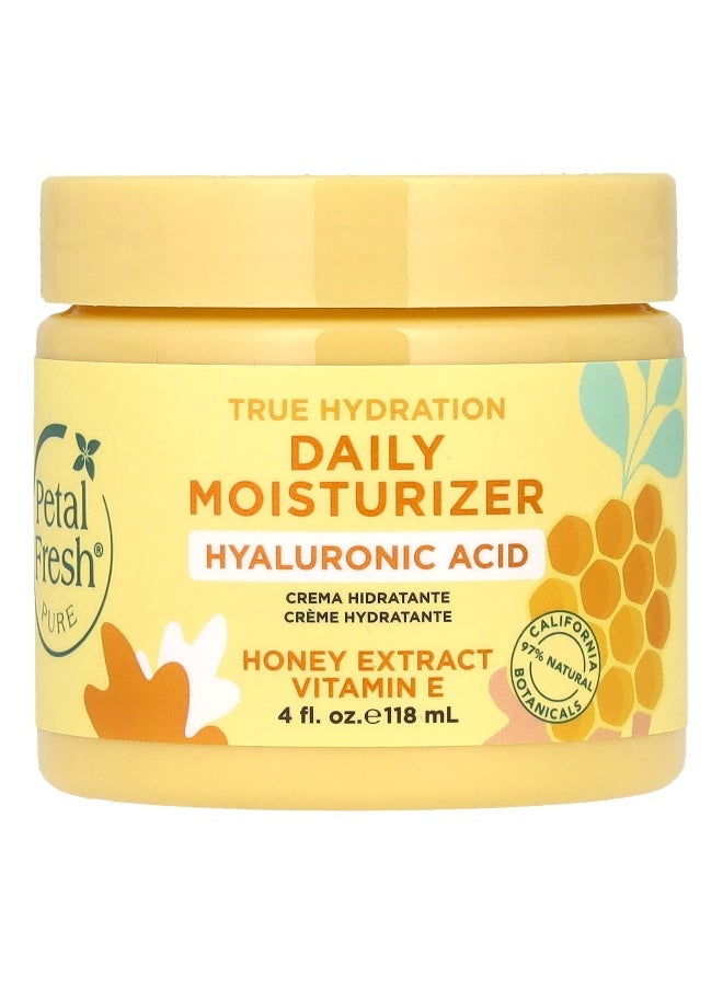 Petal fresh Petal Fresh, Pure, True Hydration Daily Moisturizer, Honey Extract, Vitamin E, 4 fl oz (118 ml)  - Image 1