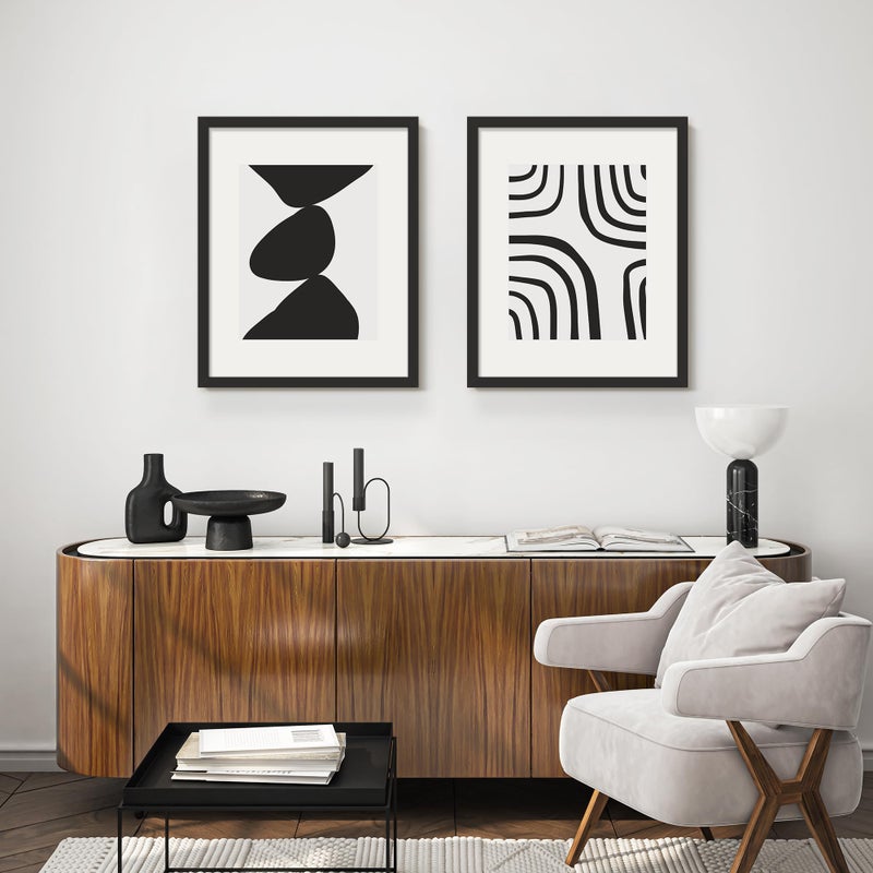 Picrit 16x20 Black Poster Frame 7 Pack, Display Pictures 11 x 14 Picture with Mat or 16 x 20 without Mat for Horizontal or Vertical Wall Mounting, Wall Gallery Photo Frames - Image 4