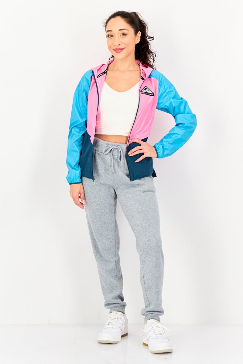 Nike جاكيت نايك إكس تريل للنساء بكم طويل مقاوم للعوامل الجوية، متعدد الألوان - Image 3