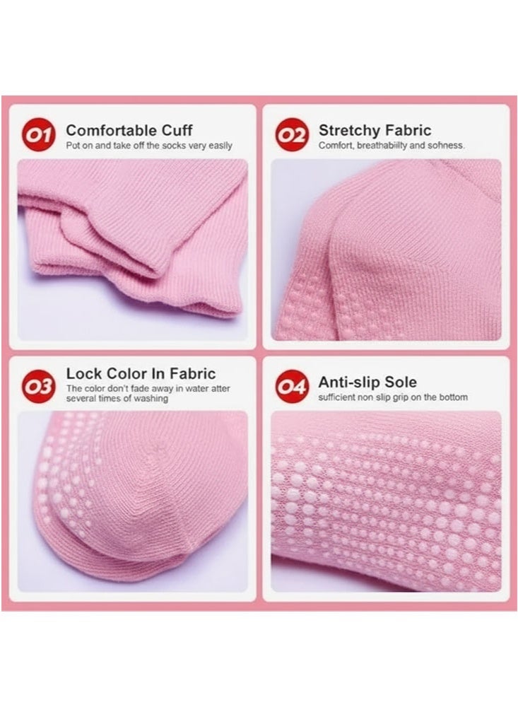Sharpdo Baby Socks 12-Pairs, Non-Slip Ankle Socks for Boys & Girls, Breathable & Soft - Image 4