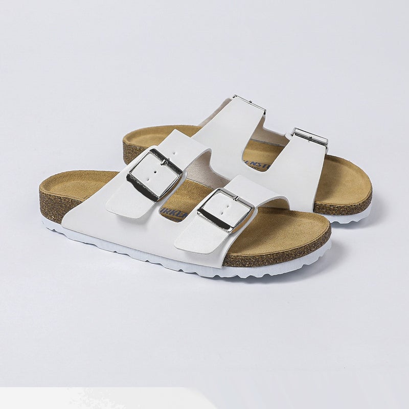 Birkenstock Double-Buckle Sandals - Outdoor Casual Cork Shoes for Men and Women