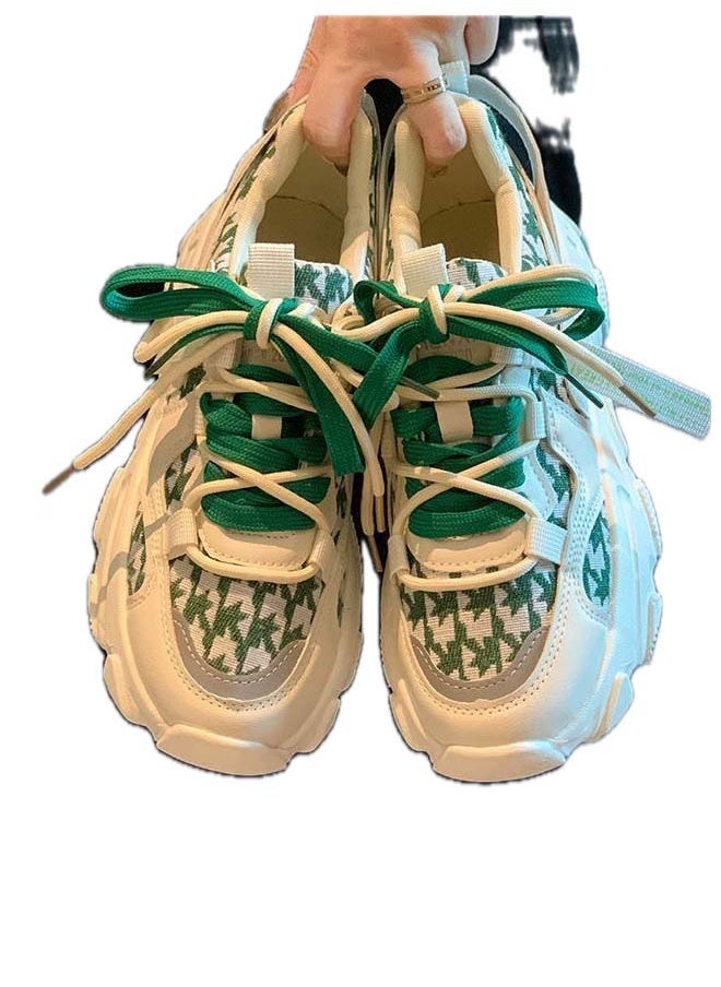 RIOXS Women's Platform Shoes,Fashion Casual Sports Shoes,Breathable Chunky Sneakers For Women,Ladies Trainers,Comfort Trendy Athletic Shoes For Workout Walking Running Jogging,Tennis Shoes, Ladies Athlesiure Trainers  - Image 1