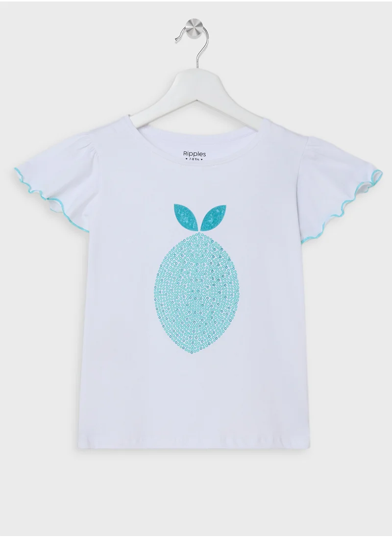 ريبلز مع نمشي Girls T-Shirts