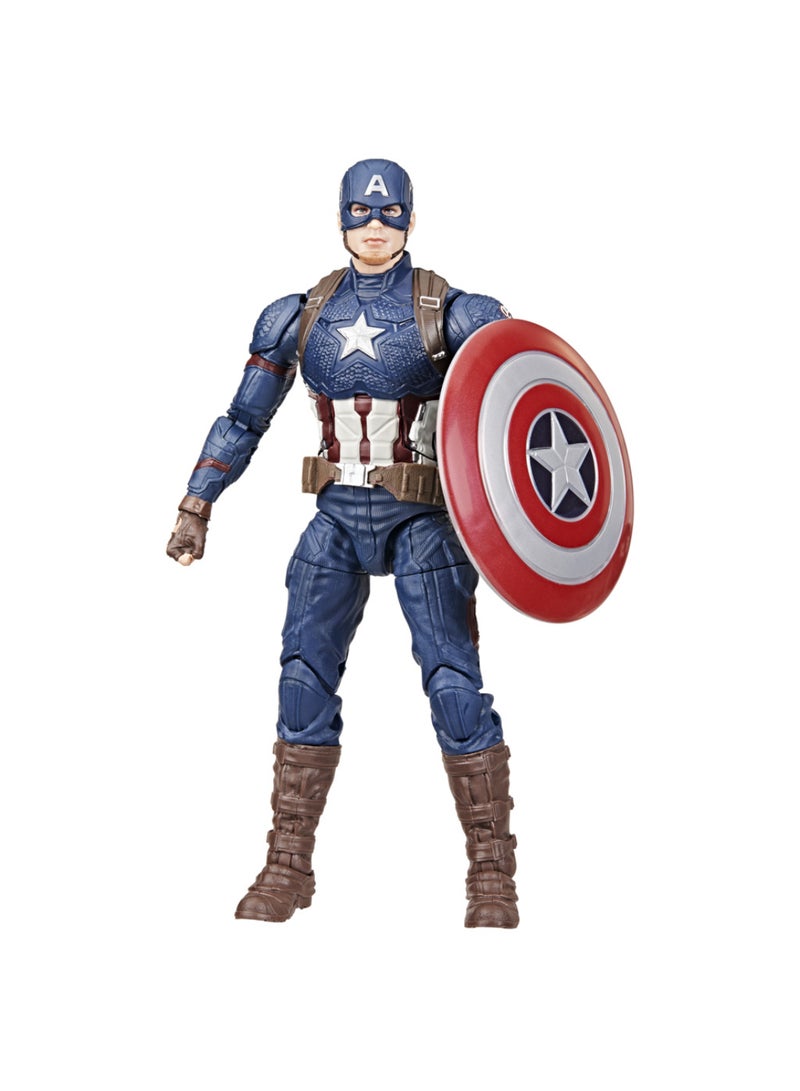 AVENGERS Marvel Legends Series Captain America, Avengers: Endgame Collectible 6 Inch Action Figure - Image 1