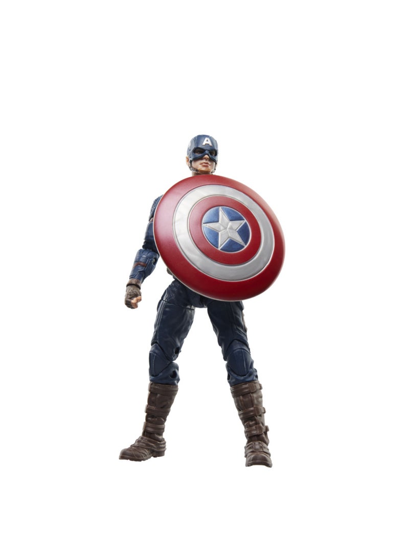 AVENGERS Marvel Legends Series Captain America, Avengers: Endgame Collectible 6 Inch Action Figure - Image 4