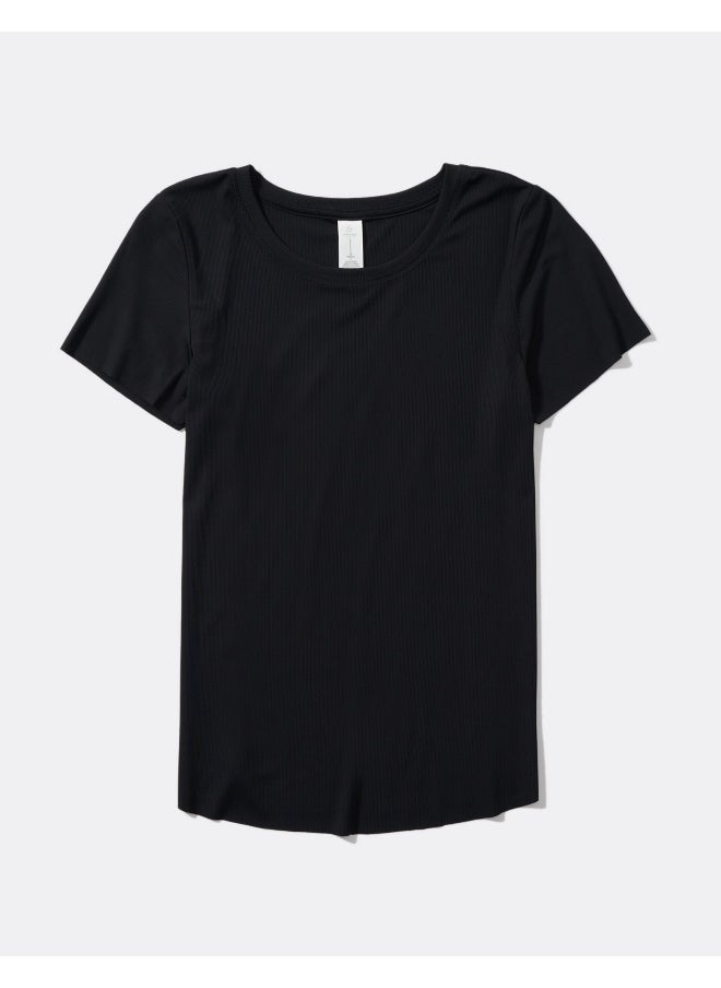 Aerie - Round Neck Crop T-Shirt - Image 1