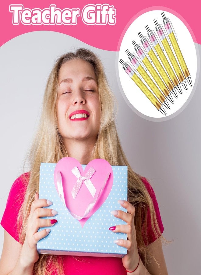 Motipuns 24 Pcs Teachers Pens Bulk Teacher Appreciation Gifts Cute Ballpoint Pens Best Teaching Thank You Gifts for Teachers' Day Woman Nurse Coworker Staff Office Writing Stationery Supply - Image 4