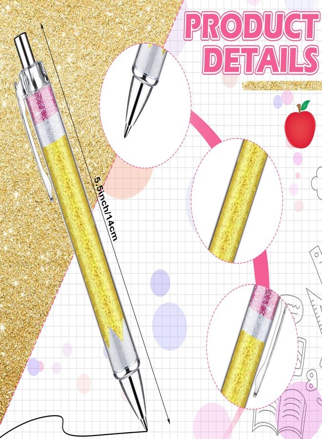 Motipuns 24 Pcs Teachers Pens Bulk Teacher Appreciation Gifts Cute Ballpoint Pens Best Teaching Thank You Gifts for Teachers' Day Woman Nurse Coworker Staff Office Writing Stationery Supply - Image 3