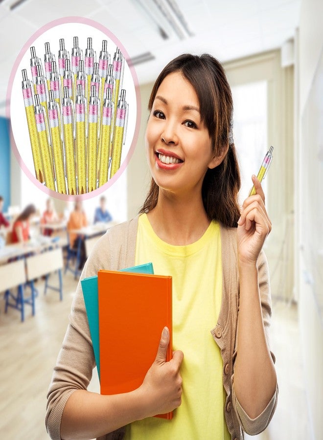 Motipuns 24 Pcs Teachers Pens Bulk Teacher Appreciation Gifts Cute Ballpoint Pens Best Teaching Thank You Gifts for Teachers' Day Woman Nurse Coworker Staff Office Writing Stationery Supply - Image 5