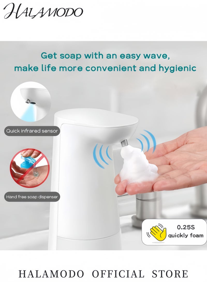 HALAMODO Automatic Foaming Soap Dispenser White 21cm - Image 5