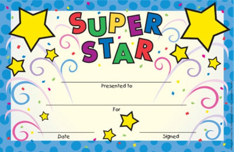 Eureka Back to School 'Super Star' Recognition Rewards for Kids, 36pc, 8.5'' W x 5.5'' H - Image 3