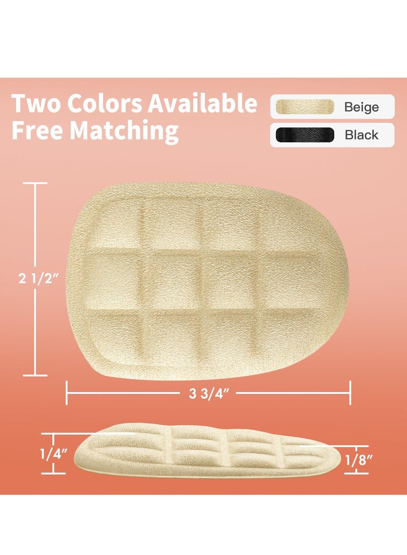 زوجان من وسائد الكعب لتخفيف آلام الكعب، أكواب الكعب، وسادات الكعب للأحذية، وحشوات الكعب للنساء، وسادات مريحة للكعب العالي، وحشوات الكعب لالتهاب اللفافة الأخمصية للرجال والنساء - Image 5