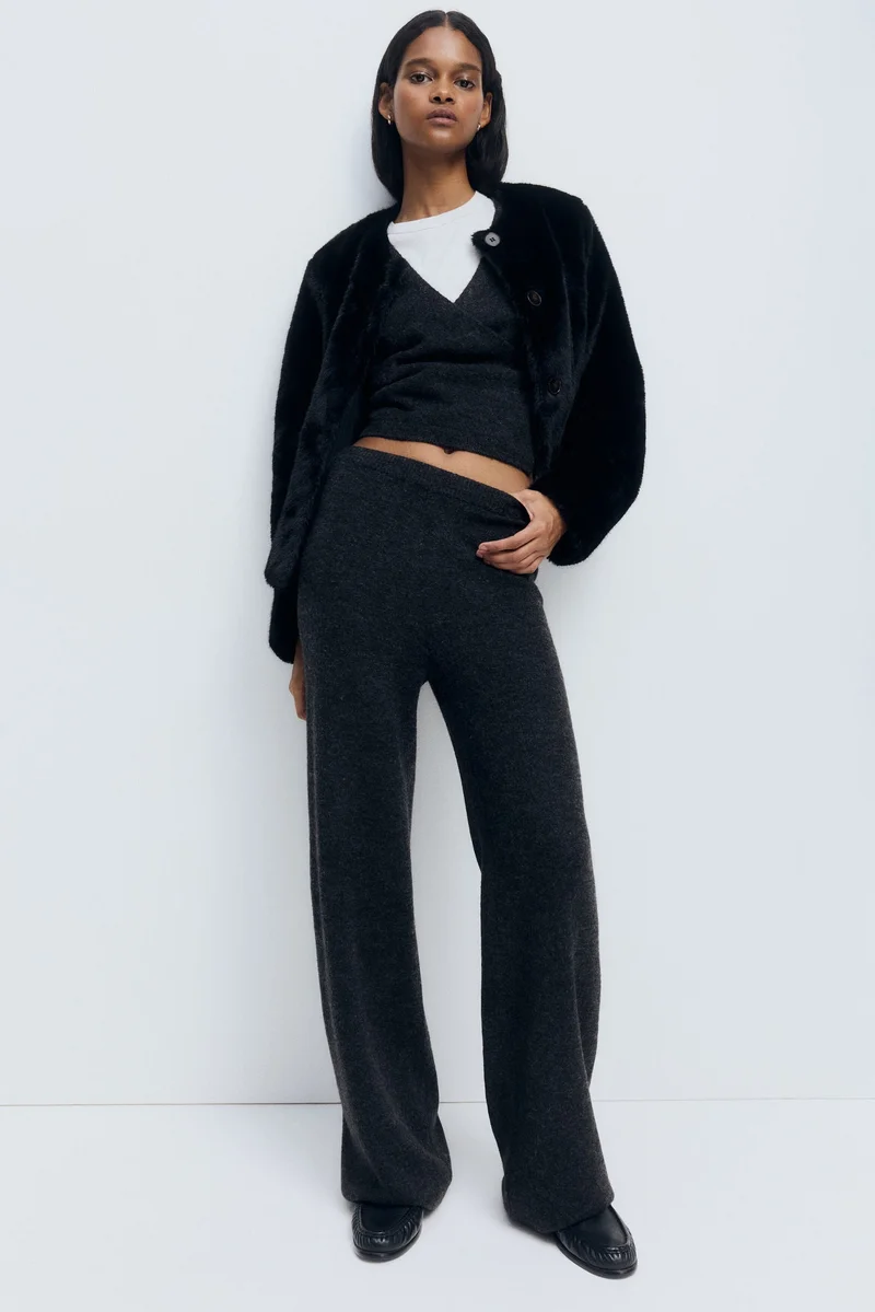 H&M Knitted pull-on trousers