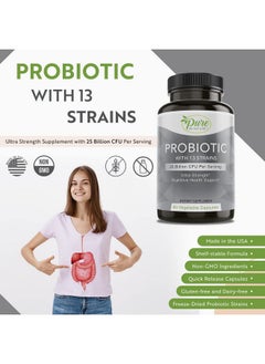 Shelf Stable Probiotics For Men And Women Supports Digestive Health Gut Health And Immunity Soy And Glutenfree 60 Vegan Capsules - pzsku/Z8CC052D3616E2FDECD3CZ/45/_/1695146073/62a50e2e-fcb6-4c25-9b93-25e1bdda869a