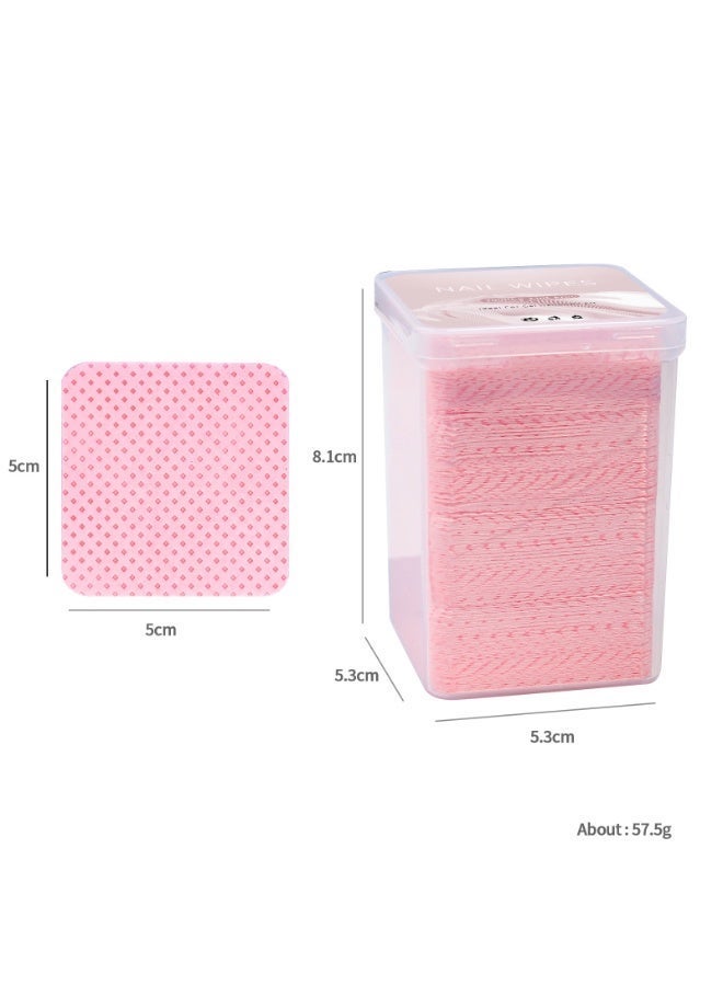 D'AMMA'N Lint-Free Nail Wipes 3-Layer Non-Woven Cleaning Pads for Nail Polish Remover & Lash Extension - Image 2