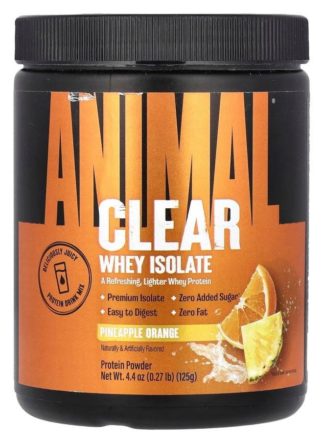 ANIMAL - Clear Whey Isolate Pineapple Orange 0.27 lb (125 g) - Image 1