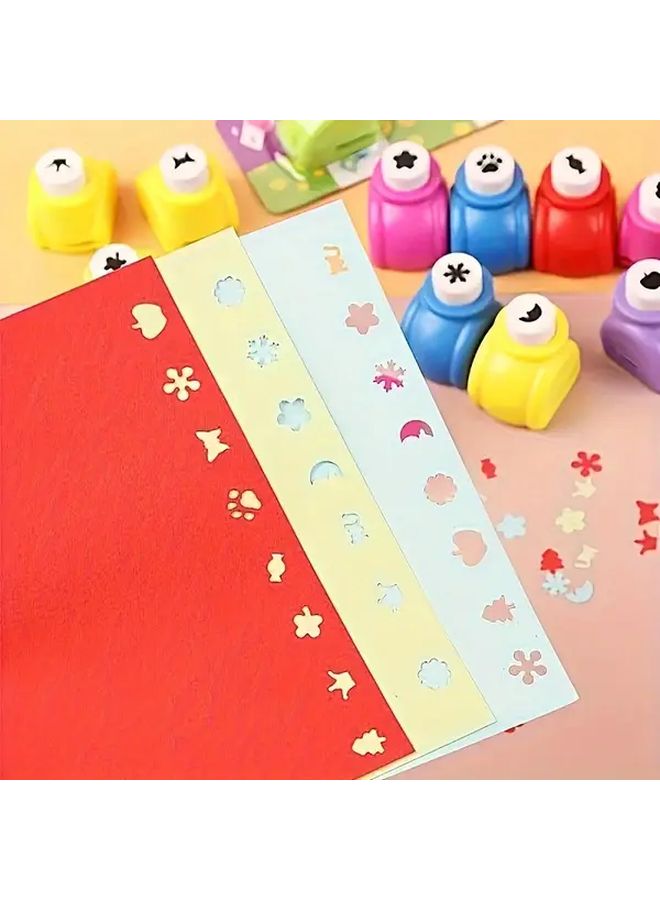 12pcs Mini Craft Punch Set Assorted Shapes DIY Scrapbooking Tool - Image 2