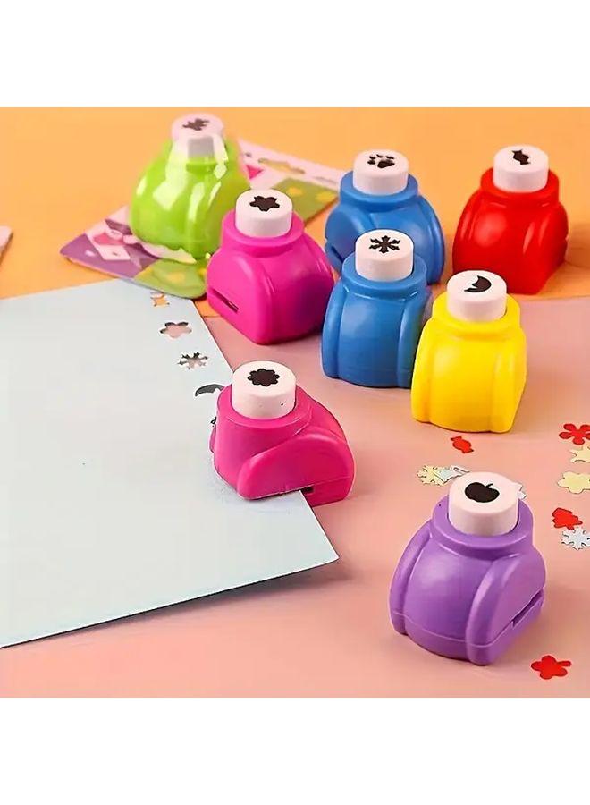 12pcs Mini Craft Punch Set Assorted Shapes DIY Scrapbooking Tool - Image 3