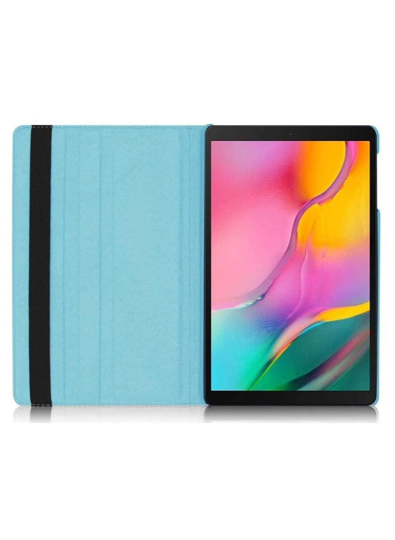 ELTRAZONE Samsung Galaxy Tab A7 Lite 8.7 2021 Case 360 Degree Rotating Stand [Auto Sleep/Wake] Folio Leather Smart Cover Case for Samsung Tab A7 Lite 8.7 inch 2021 Tablet [SM-T220/T225/T227](Light Blue) - Image 4