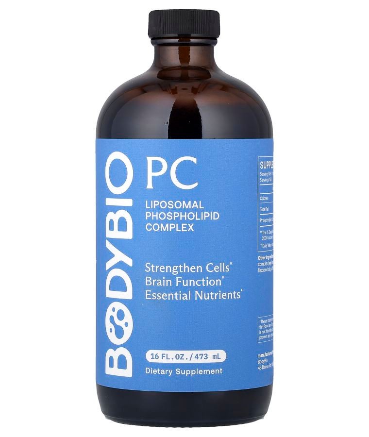 BodyBio مجمع الفوسفوليبيد الليبوزومي للكمبيوتر 16 أونصة سائلة (473 مل)