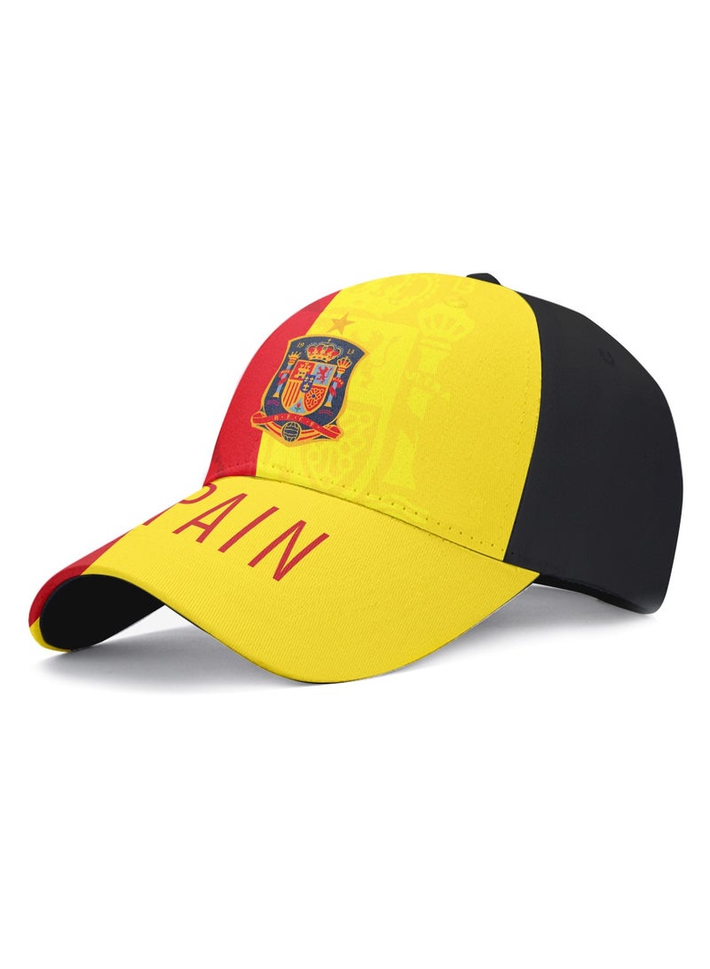 KUYING Football World Cup Baseball Hat National Team Argentina Brazil France Ltaly England Sunshade Duck Tongue Hat 