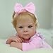 KSBD Reborn Baby Dolls 20inch Realistic Baby Doll Girl Lifelike Newborn Baby Doll with Full Vinyl Body Handmade with Accessories Real Life Baby Doll for 3 Years Old Kids Gifts - Image 4