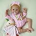 KSBD Reborn Baby Dolls 20inch Realistic Baby Doll Girl Lifelike Newborn Baby Doll with Full Vinyl Body Handmade with Accessories Real Life Baby Doll for 3 Years Old Kids Gifts - Image 2