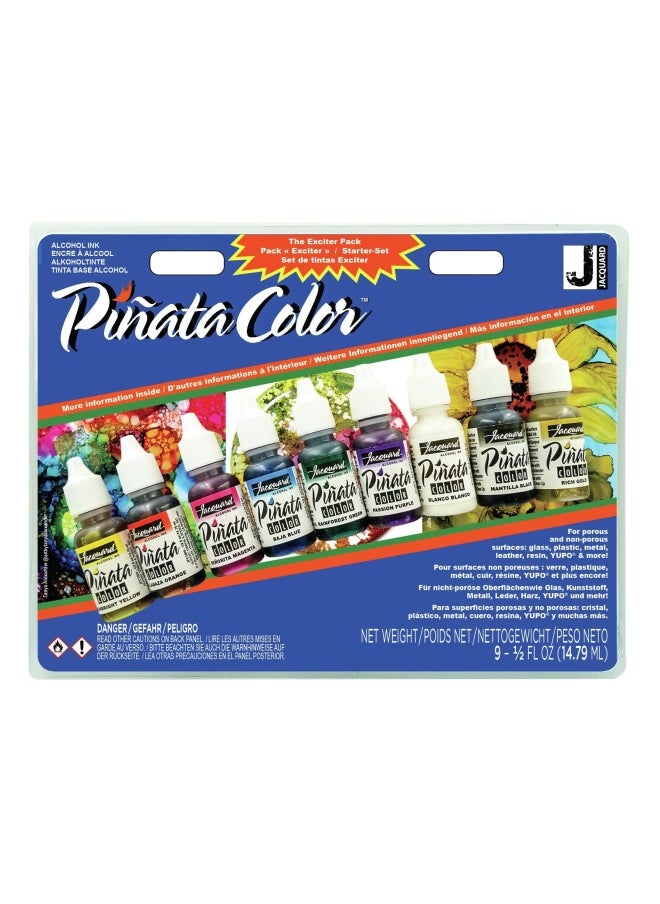 Jacquard - Jacquard Pinata Color Exciter Pack  Black  9 Count  Pack Of 1   Jac9916 - Image 1